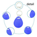 10x Of T5577 125KHZ Writable ID Card Keychain Card Copy Plastic Key Label  NSX