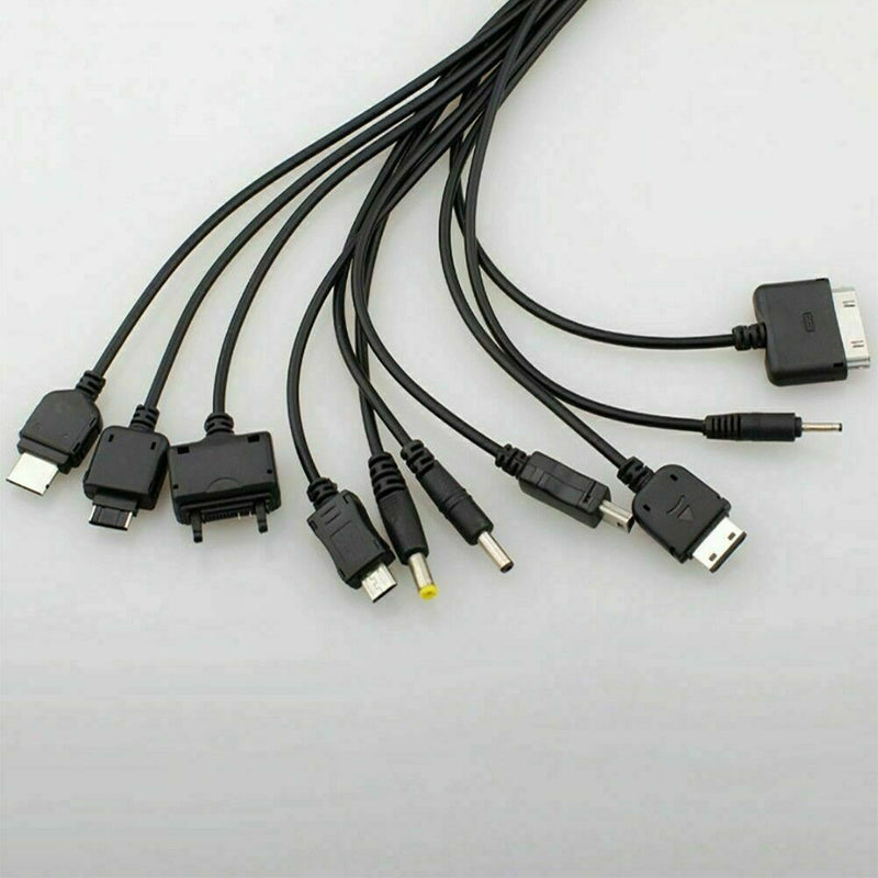 USB Cable 10in1 Universal Multi-Function Cell Phone B NEW SH Charger M4S1