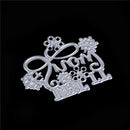 let it snow metal cutting die scrapbooking photo album embossing stencil craft J