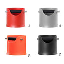 Knock Box Coffee Machine Espresso Recycle with Rubber Bar Container Red