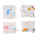 6 layers Baby Cotton Gauze Baby Face Saliva Towels Wash Cloth Handkerchiefs BX