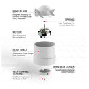 4" 14WInline Duct Booster Fan Exhaust Blower Home Grow Tent Room Indoor Grow