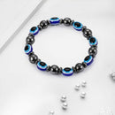 Unisex Magnetic Bracelet Beads Hematite Stone for Therapy Health Care Hemat