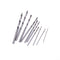 Mini Aluminum Hand Drill +10pc Twist Drill Bit Woodwork  Drilling Rotary Tool JR