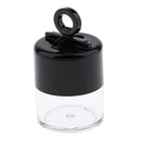 10g Clear+Black Empty Refillable DIY Makeup Loose Powder Box Case Container