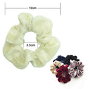 40pcs Hair Scrunchies Velvet Scrunchy Bands Elastic Ponytail Band For Women Girl