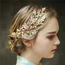 Fashion Pearls Wedding Bridal Headband Clip Hair Band Tiara Crown Jewelry