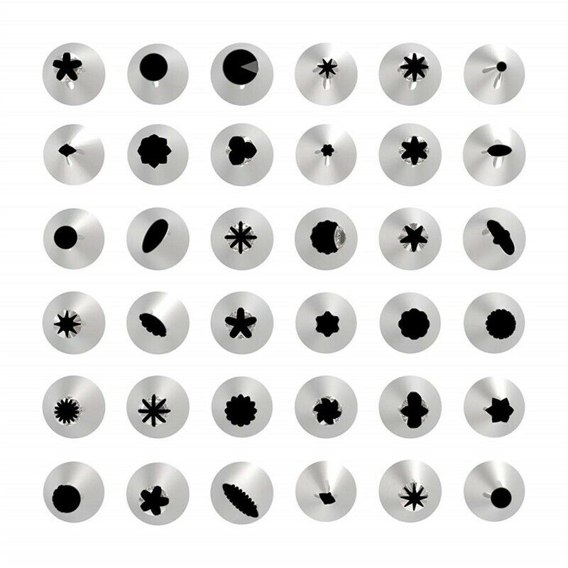83Pcs Cake Decorating Tips Set With Box Diy Icing Piping Nozzles Set Kit Cu H2H5