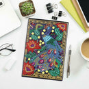 DIY Peafowl Special Shaped Diamond Painting 50 Pages Sketchbook A5 Notebook