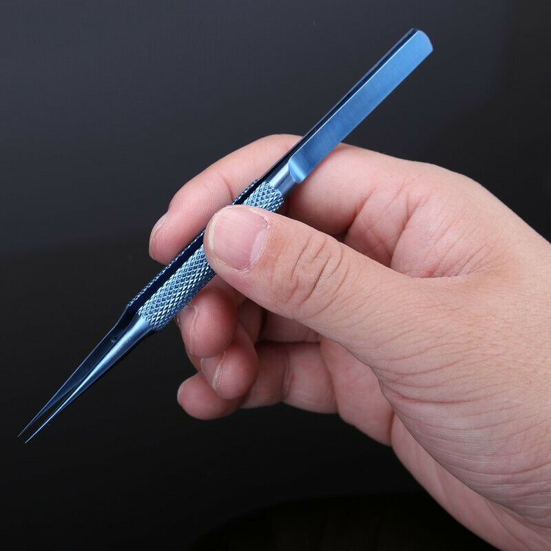 1 pcs Titanium alloy tweezers professional maintenance tool 0.15mm edge pre X4R6