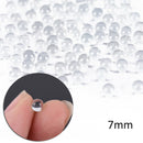 100pcs  7mm pocket outdoor hunting slingshot catapult target clear glass ball M&
