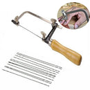 144 Intricate Cutting Blades Adjustable Hand Jewelers Saw Frame