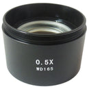 Wd165 0.5X Stereo Microscope Auxiliary Objective Lens Barlow Lens with 1-7/