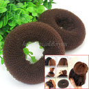 2Pcs Donut Scrunchie Holder Hair Bun Ring Hairdressing Maker Tool for Girls