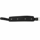 Fashion Punk Rivet Stud Fashion Unisex Leather Belt Bangle Bracelet (Black)