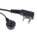 2 Pin Acoustic Tube Headset PTT Mic Earpiece for Baofeng for Kenwood Radio A
