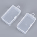 1pc Small Chip Box Storage Transparent Plastic PP Material Candy Gadgets Box P%a