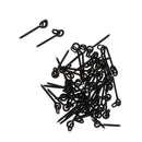 50x Lengthened Stainless Bait Screws With Ring for Carp Hair Rigs Hooks Carp