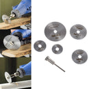 6pcs Circular Saw Disc Set Mini Drill Rotary Tool Wood Cutting Blade Accessor BX