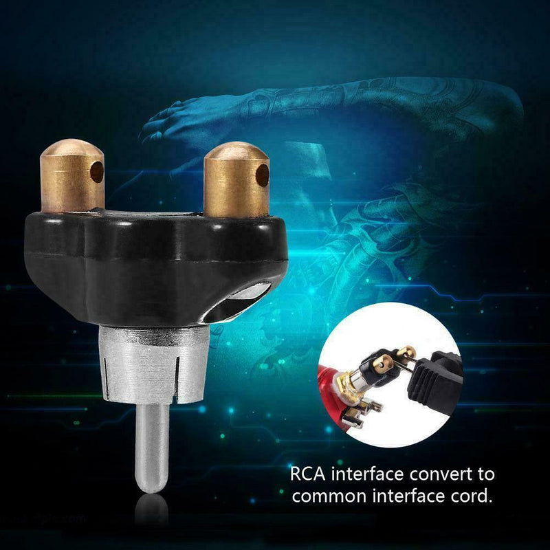 Removable RCA Conversion Head Tattoo Clip Cord Input Converter Useful Tool V0Y3
