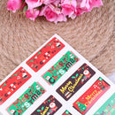 100Pcs Merry Christmas Paper Sealing Stickers Diy Gifts Labels Candy Bag T ME
