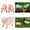 3Pcs Micro Pink Pig Gardening Potted Decor Accessories DIY