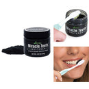 Black activated carbon teeth cleaning powder Miracle teeth Natural activity F8T5