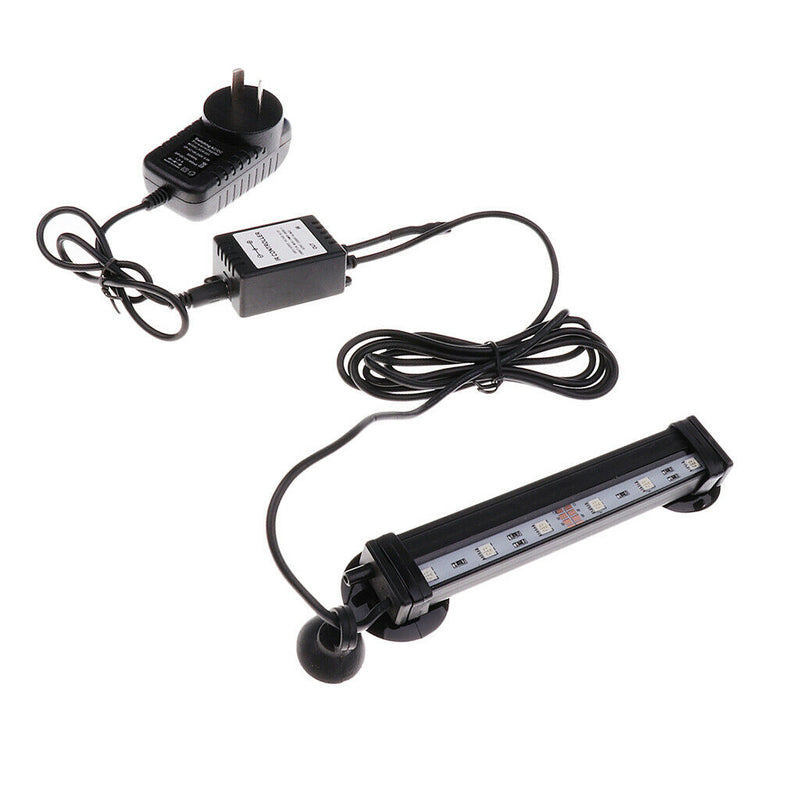 Submersible Light Multi Color Aquarium Light Fish Tank Light Lamp AU 16cm