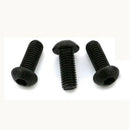 M6x20mm Button Head Hex Socket Cap Screw Bolt Black 50pcs