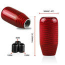 Red Carbon Fiber Car Shift Knob Manual Gear Shift Stick Shifter Lever Knob