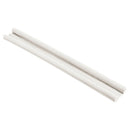 Door Bottom Sealing Strip Guard Sealer Stopper Door Weatherstrip (White)