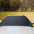 Black Car Sunshade Large Block Shield Windshield Cover Fornt Rear SnowIce Shield