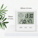 Digital Indoor Hygrometer Thermometer With Time Display,Accurate Temperatur A2B5
