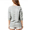 Women New Printed Long Sleeve Round Neck Loose T-shirt Casual Blouse XL