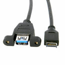 USB 3.1 Front Panel Header to USB 3.0 Type-A Female Extension Cable 50cm Pa M9Q9
