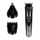 Electric Trimmer Boys Men's Hair Clipper with Cape Kit Rechargable Family