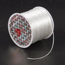 White Elastic Stretchy Crystal Line Jewelry Beading Thread Spool 100 Meters