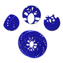 2 x Universal Dark Blue Aluminum Alloy Brake Disc Trim for Cars Usefulness SWY