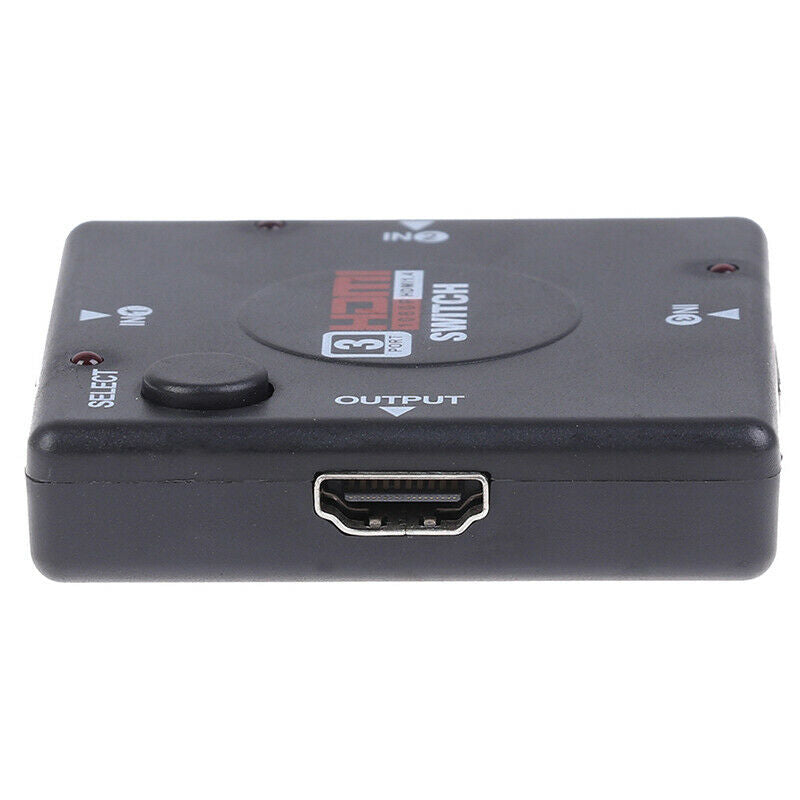 Hdmi 3 Port Switch AUTO Switcher Splitter Selector HUB Box Cable HDTV 2160P OZ