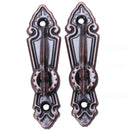 Metal Curtain Tassel Tie Back Tieback Mini Wall Hooks 2PCS Red bronze