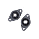 2Pcs KFL08 8mm Bore Diameter  Pillow Block Bearing Flange Rhombic Bearings 3C
