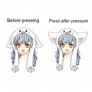 Cute Rabbit Hat Ear Will Move When You Hold The Leg Funny Plush Hat  3C