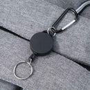 Safety Anti-lost Rope Burglar Retractable Keyring Keychains for Camping