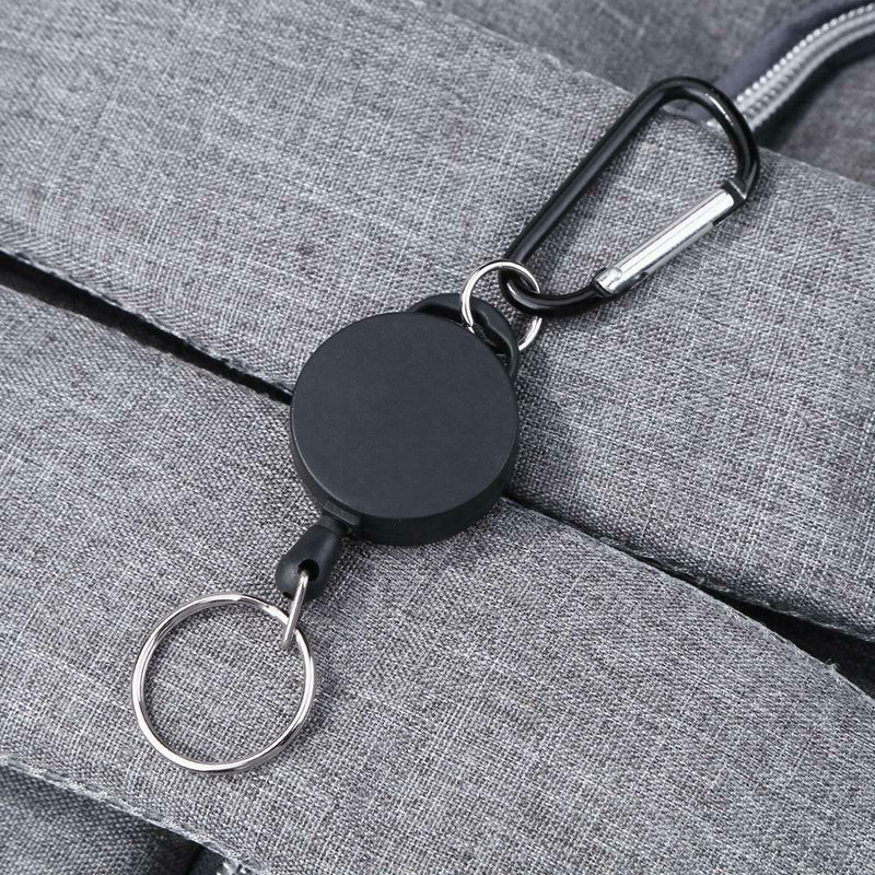 Safety Anti-lost Rope Burglar Retractable Keyring Keychains for Camping