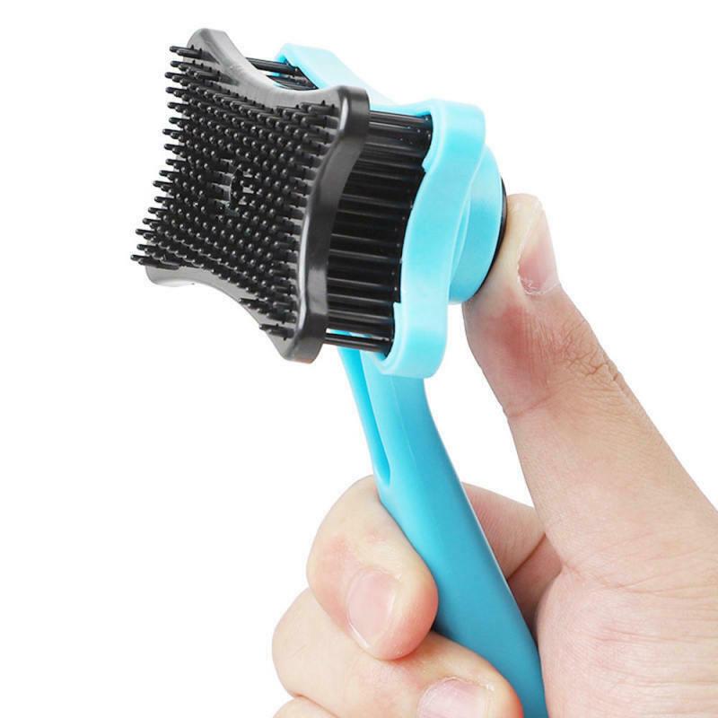 Dog Brush for Shedding Cat Grooming Comb Deshedding Tools Hair Pet Trimmer Blue