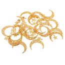 50 Packs DIY Retro Alloy Moon Star Connectors Charms Pendants Jewelry Making