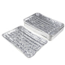 20pcs Disposable Aluminum Foil Barbecue Grilling CookingTrays Outdoor BBQ Spare