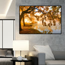 1000pcs DIY Paper Jigsaw Toys Autumn Morning Puzzle Picture Room Decoration