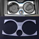 Chrome Interior Water Cup Holder Panel Cover Trim fit for BMW 5 Series G30 2018
