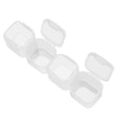 4 Compartments Clear Plastic Storage Box Jewelry Bead Screw Organizer Container